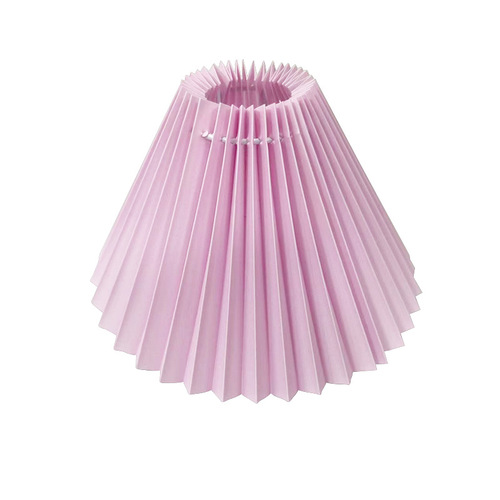 Cross-border fabric pleated lampshade bedroom pendant table lamp night light fabric lampshade accessories not include lamp shell shade