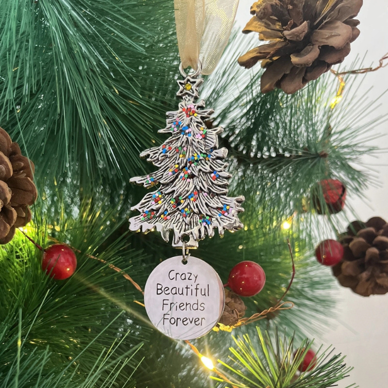 赤ちゃんの最初のクリスマス装飾品クリスマスツリー吊り下げ装飾品クリスマスシーンの雰囲気配置|undefined
