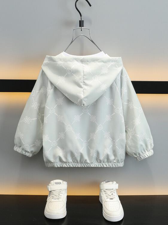 7782 Ropa de Protección Solar para Niños 2026, Chaqueta Ligera con Capucha, Moderna y a la Moda para Niños, Ropa de Verano image 3