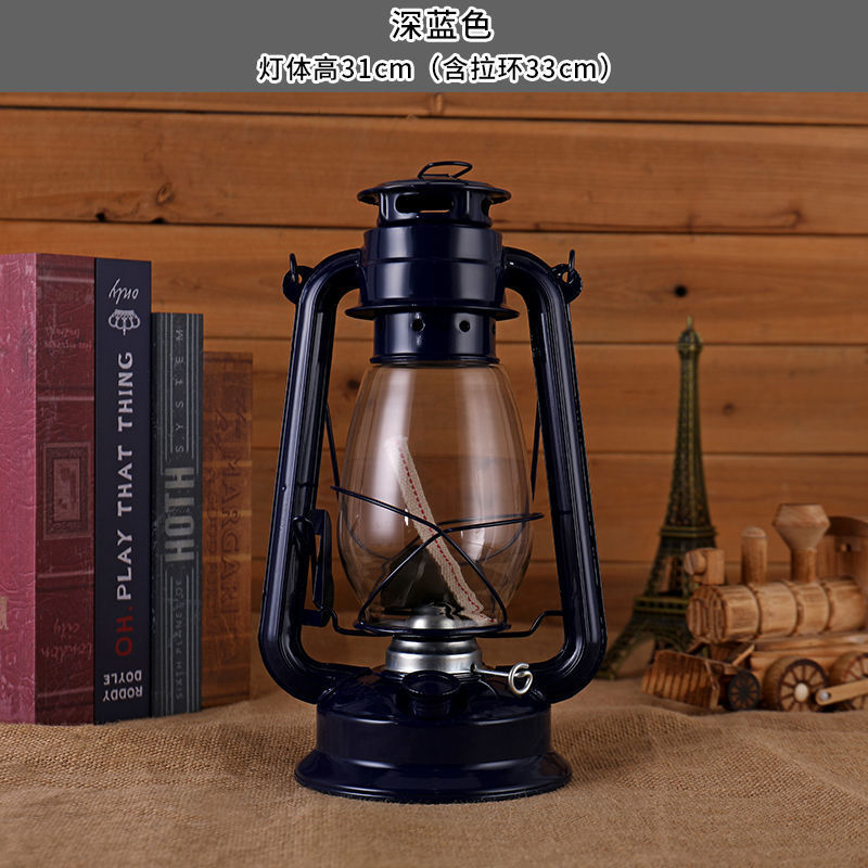 lámpara de aceite retro lámpara de caballo lámpara de queroseno portátil lámpara de camping lámpara de camping lámpara de camping lámpara de decoración de lámpara de campamento accesorios de fotografía