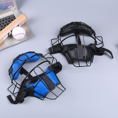 Adjustable size children's youth adult softball baseball helmet mask mask batting helmet protective cover