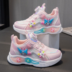 Children's Breathable Mesh Sneakers for Spring and Autumn - New Baby Running Shoes for Girls - Princess Style, Stylish Girls' Dad Shoes