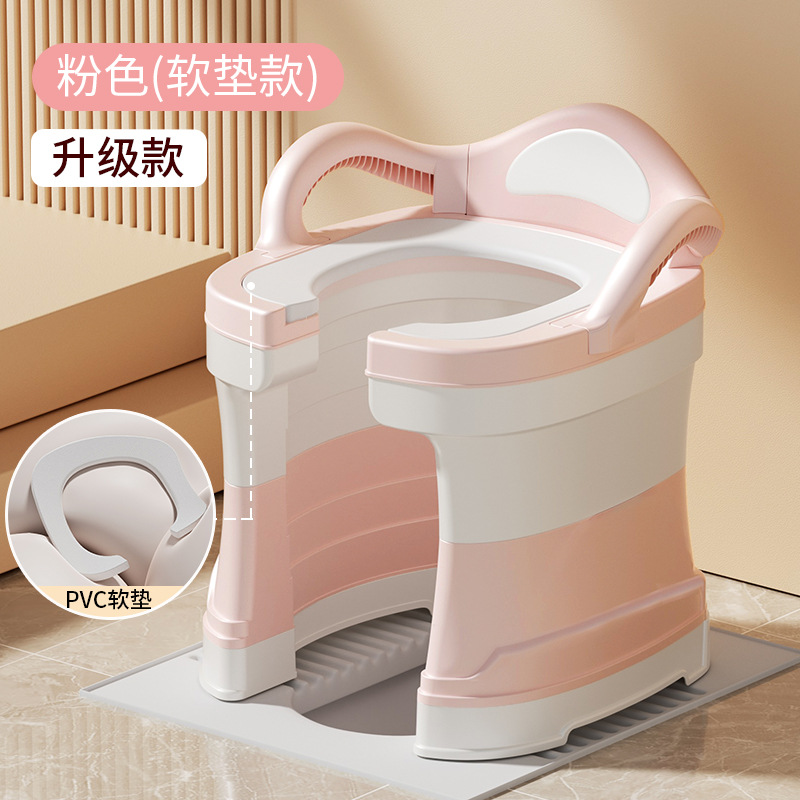 Silla Inodoro Portátil para Baño de PP Antideslizante para Ancianos y Embarazadas image 15