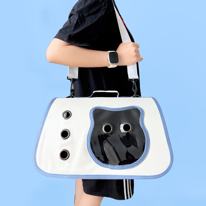 Cat Outdoor Handheld All-Season Foldable Portable Large Capacity Pet Bag_voghion.com