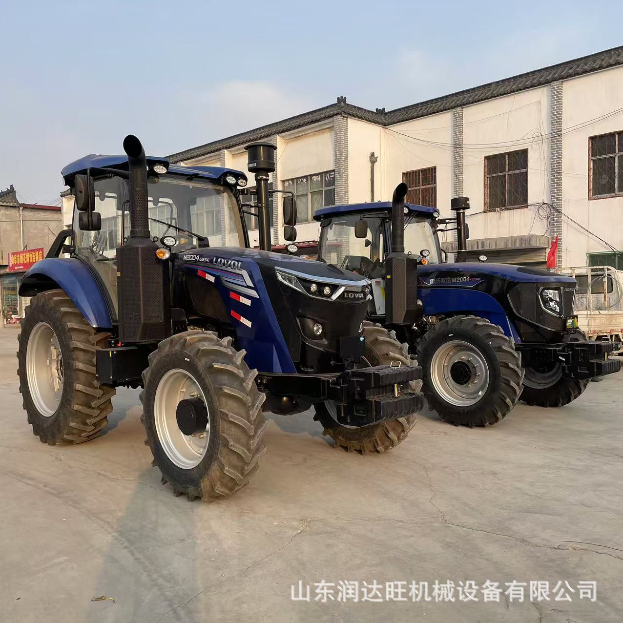 大型农用耕地机 雷沃M2004大桥拖拉机 深松深翻机 农用旋耕犁地机