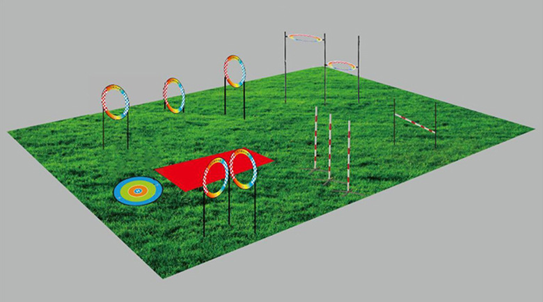 电子学会_电子信息创新大赛_无人机障碍竞技赛场地赛道