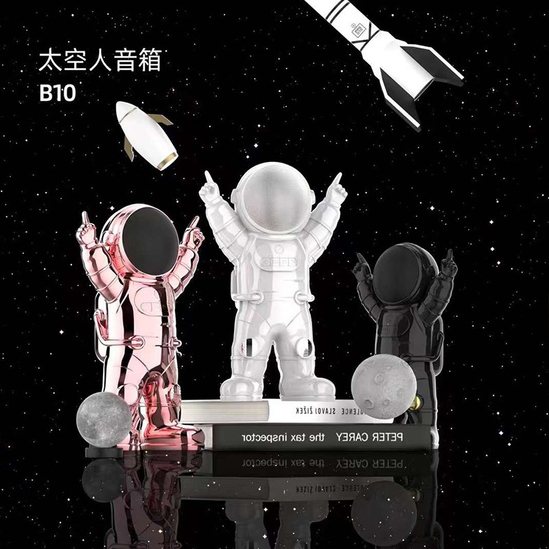 Internet Trendy Astronaut Bluetooth Speaker Creative Gift Astronaut Home Desktop Decoration Mini Subwoofer