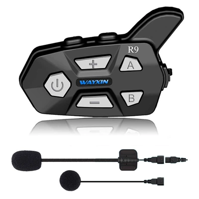 Motorcycle Helmet Bluetooth Intercom Wayxin R9 Bluetooth Headset Helmet Headset Motorcycle Headset (Motorcycle Helmet Headset)