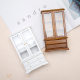 1:12 doll house DIY DOLLHOUSE wooden living room furniture three-layer double door bookcase display cabinet