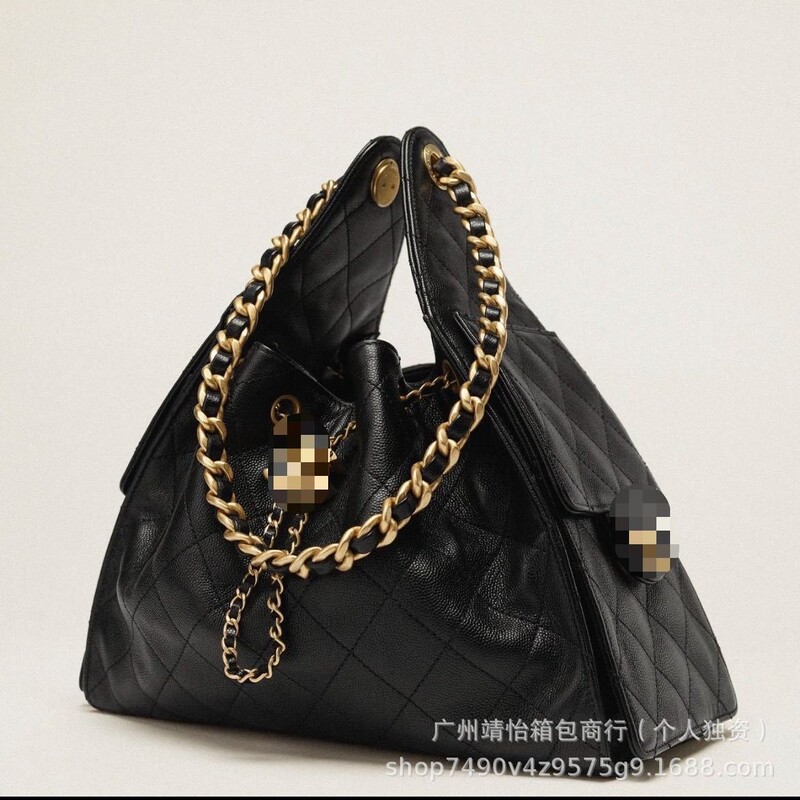 High-Quality Chanel 25 Bag Caviar Leather Bucket Quilted Hobo Chain Shoulder Bag Genuine Leather Women's Handbag High-Quality Chanel 25 Bag Caviar Leather Bucket Quilted Hobo Chain Shoulder Bag Genuine Leather Women's Handbag