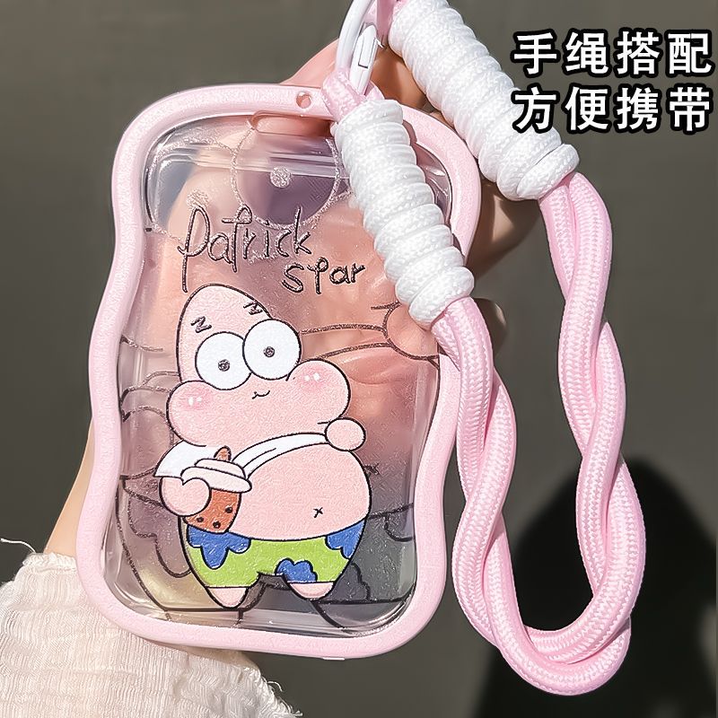 Cute Pair Student Slide Cover Meal Card Bus Card ID Card Holder Access Card Campus Card New