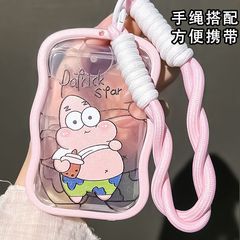 Cute Pair Student Slide Cover Meal Card Bus Card ID Card Holder Access Card Campus Card New