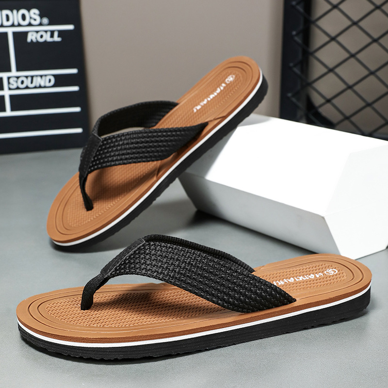 2025 verano vietnamita slippery zapatillas de hombre slippery zapatillas de playa transfronterizas zapatillas caseras slippery