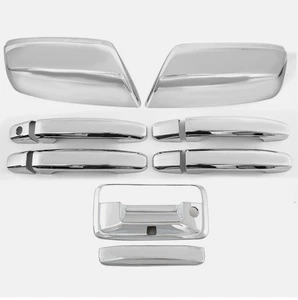 Chevrolet 14-18 SILVERADO/Sierra elektrokaplama qolu + güzgü qapağı