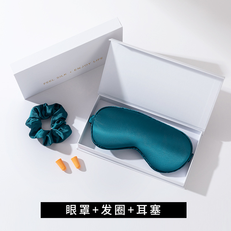 Caja de regalo para viajar y dormir 19 mm anillo de cabello de seda de morera regalo para los ojos Amazon