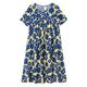 Summer Middle-aged and Elderly Women's Cotton Silk dress Fattening plus size Loose Home Clothes for Young Mothers Nightdress for Outer Wear