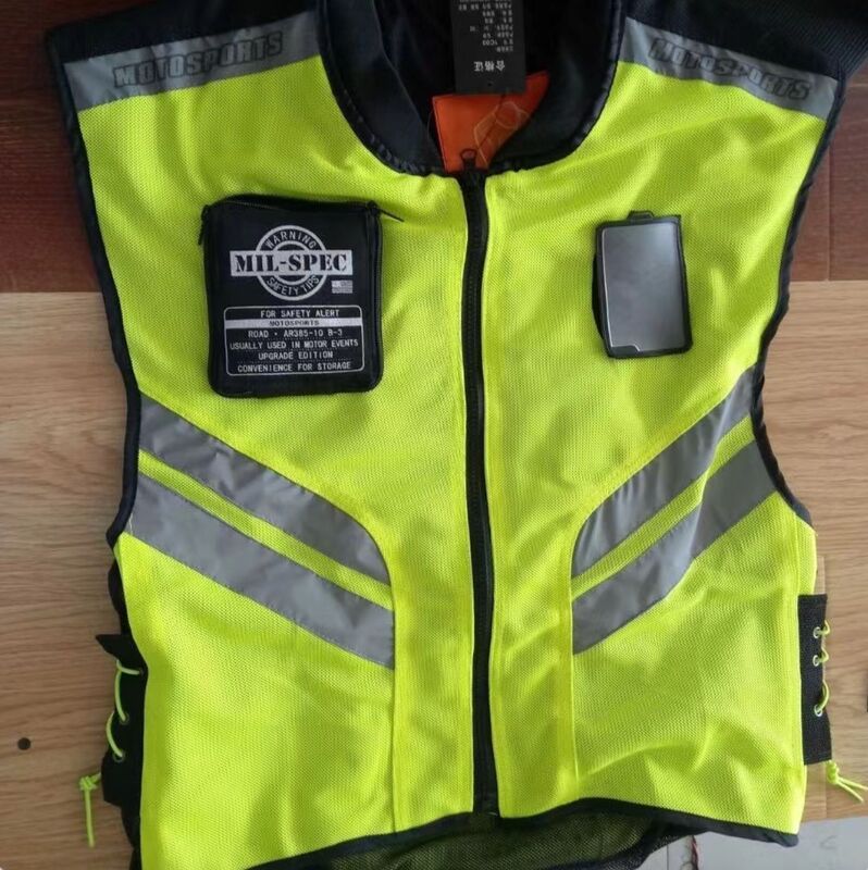 Reflective Strip Riding Cross-country Outdoor Motorcycle Team Bicycle Wear Safe Breathable Vest
