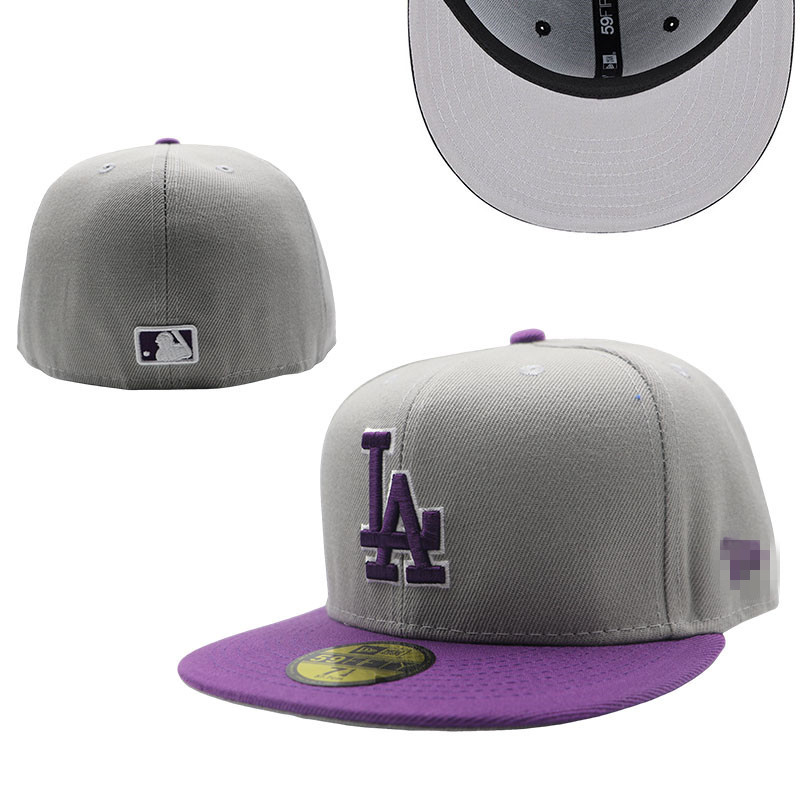 Venta directa de comercio exterior MLB Sombrero de tamaño completo NY American Baseball League Sombrero plano LA Bordado Sombrero plano Sombrero cerrado