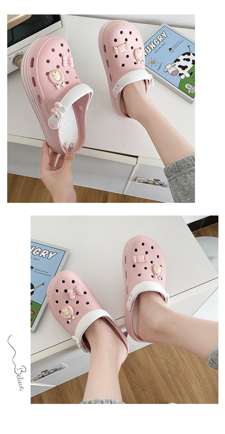 Sandali da donna Party Tessuto Cinturini regolabili in gomma Impermeabili_voghion.com