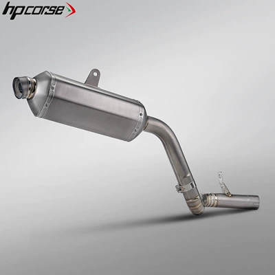 Wuji DS900X motorcycle modified: Motorcycle exhaust pipe