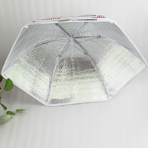 New Convenient Large Insulated Food Cover with Insect Shield Food Storage Cover, Foldable Large Capacity Aluminum Foil Meal Cover