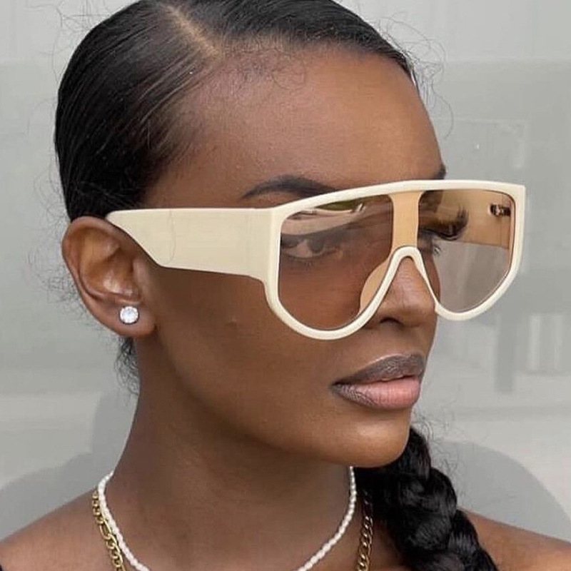 Unisex Gender Punk Style Black Color Punk Solid Color PC UV400 Protection Toad Glasses Full Frame Women's Sunglasses