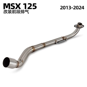 MSX 125 motosiklet üçün paslanmayan polad ön çıxış borusu 2013-2024 51mm