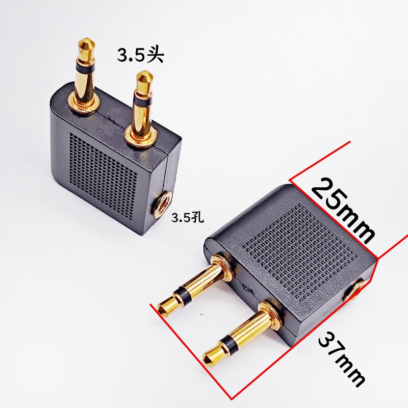 3.5 Aircraft Plug, Gold Plated Plastic Aircraft Plug, Audio Adapter 3.5 Aircraft Plug, Gold Plated Plastic Aircraft Plug, Audio Adapter