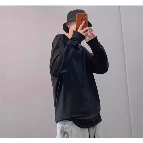 2025 Spring and Autumn Long-Sleeve T-Shirt Trendy and Versatile Men's Base Shirt Stylish Top for Outdoor Wear Autumn Sweatshirt