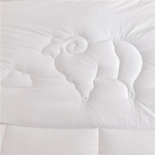 Simple solid color warm velvet wool quilt thickened warm single and double gift quilt core four seasons quilt wholesale group purchase