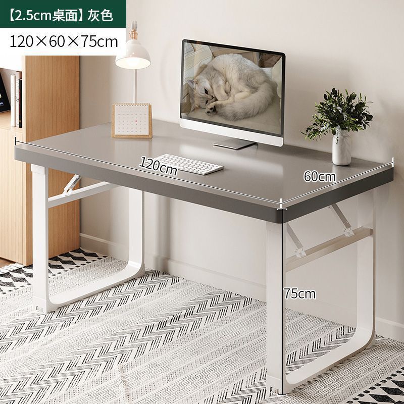 Fábrica directa sin instalación escritorio plegable escritorio de computadora simple escritorio de escritorio de dormitorio de estudiantes simple