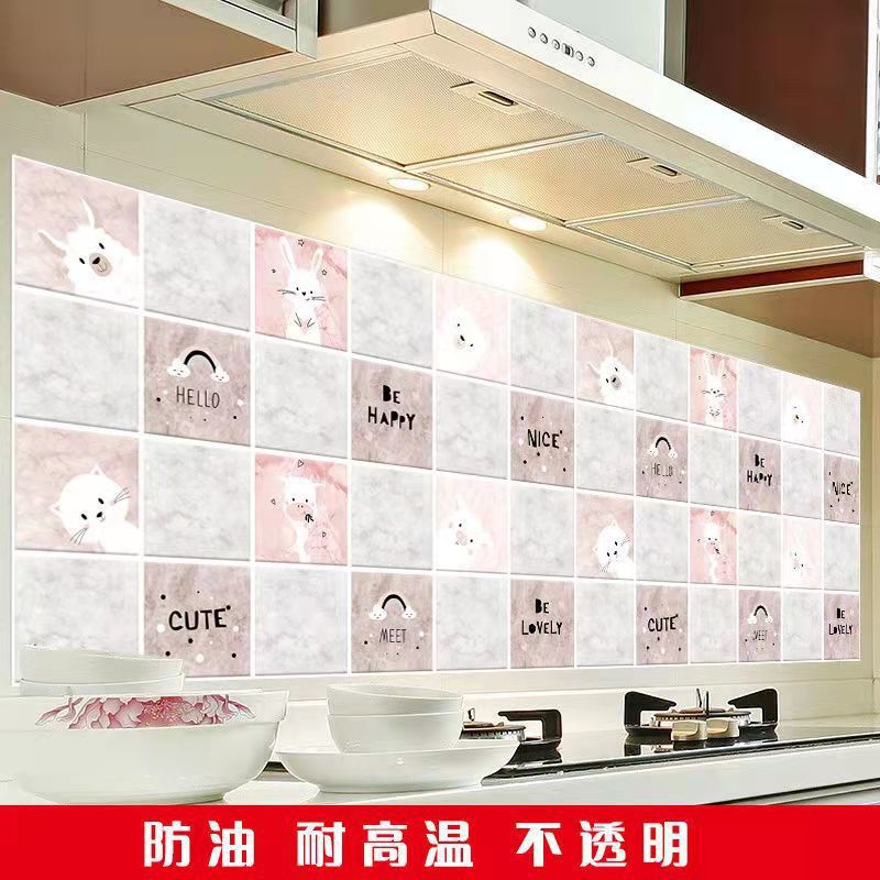 (두껍고 기름지지 않음) 인쇄 모델 - 귀여운 애완동물 - 길이 10m * 폭 60cm (배송