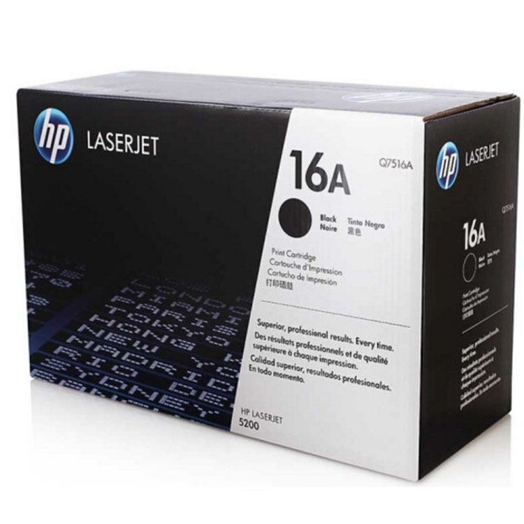 HP 16A 7516a Q7516A Cartucho de tinta de impresión original 5200n / LX / L / dtn / tn