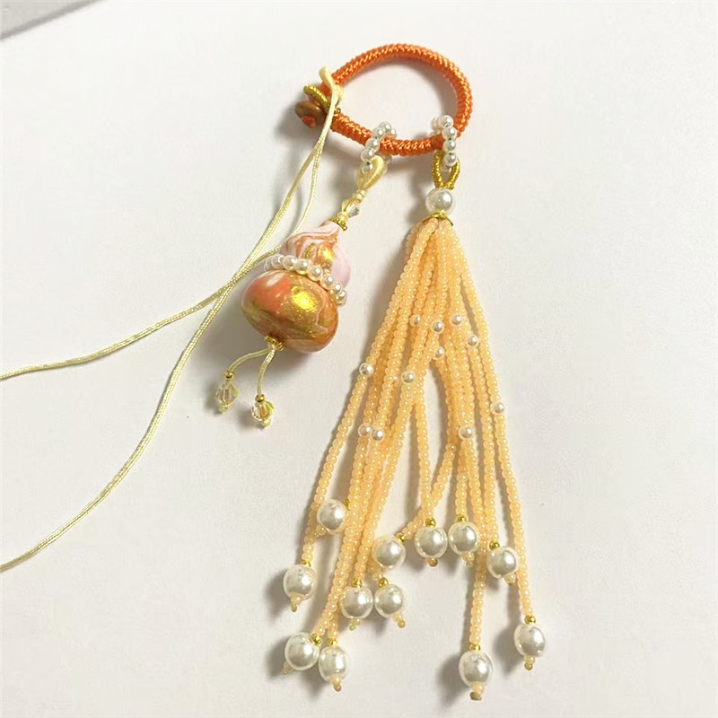 大漆葫芦手工编绳流苏汽车挂件钥匙挂包包挂景区同款非遗饰品批发|undefined
