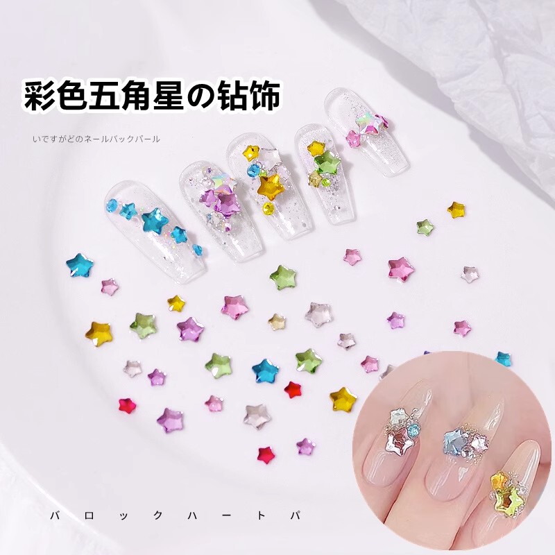 Popular Super Shiny Fat Five-Pointed Star Crystal Rhinestones Flat-Bottom Nail Art Accessories Handmade DIY Mixed Mini Irregular-Shaped Rhinestones Diamonds Popular Super Shiny Fat Five-Pointed Star Crystal Rhinestones Flat-Bottom Nail Art Accessories Handmade DIY Mixed Mini Irregular-Shaped Rhinestones Diamonds