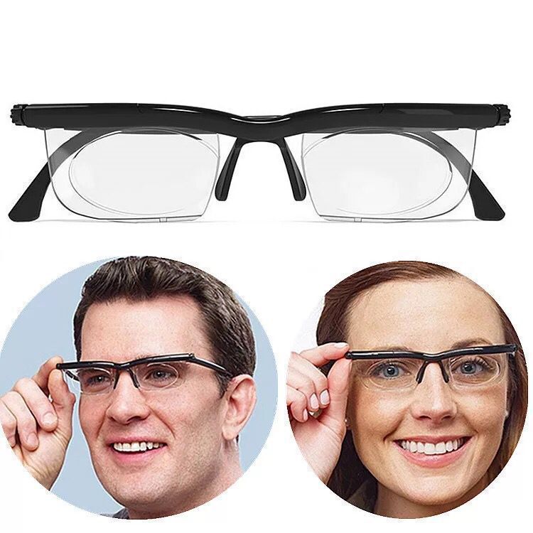 Dialvision調節可能度数メガネ通用焦点距離矯正近視老眼鏡|undefined