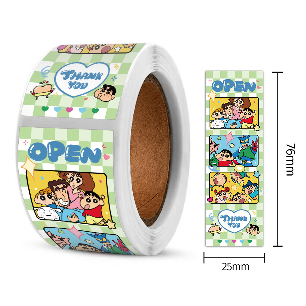 Lápiz pequeño nuevo pegatinas de sellado de pintura de embalaje de regalo de escritura de mano cinta adhesiva de té de leche para llevar pegatinas de embalaje de sellado