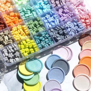 Fire paint seal wax macaroon color five-leaf clover new wax 150 bags mixed color wax support a generation of hair