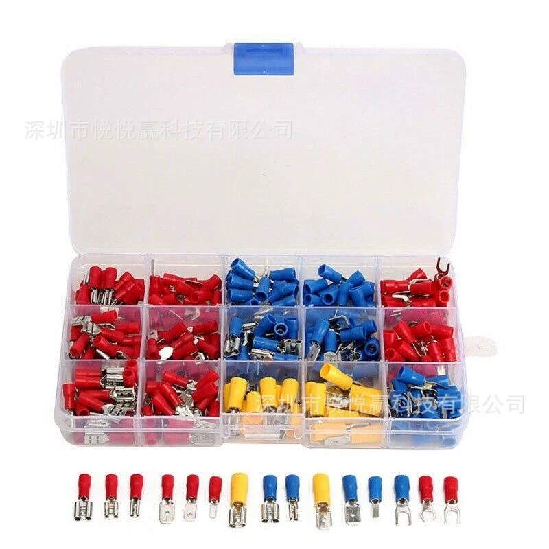 280pcs Insulation Cold Pressure Foreign Trade Boxer Wiring terminal Kit