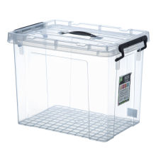 加厚塑料手提衣物收纳箱透明收纳盒杂物小整理箱特大号超大储物箱