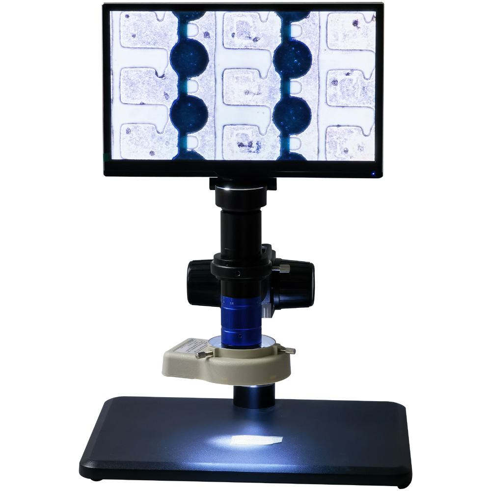 一体式高清显微镜观察拍照测量20-180倍放大数码电子显微镜