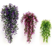 跨境仿真橘子花壁挂 仿真植物花藤壁挂 室内外悬挂墙面装饰假花