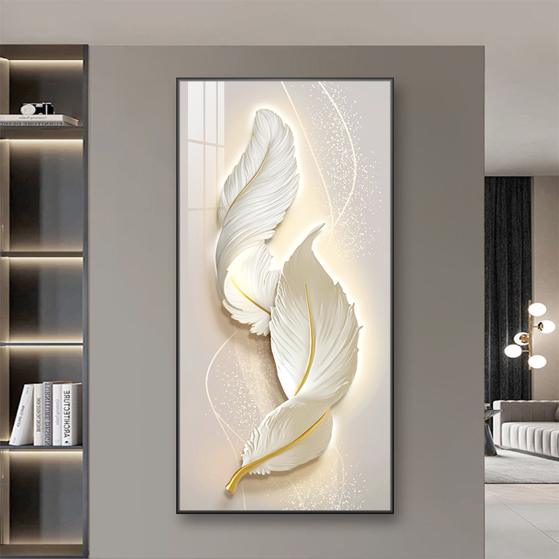 Với bạn / 30*70cm hợp kim nhôm tinh thể sơn khung vàng