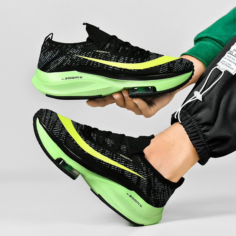 Такие же кроссовки Bolt с воздушной подушкой в ​​передней части стопы для мужчин и женщин, спортивная обувь для пар на толстой подошве, легкая амортизирующая дорожная обувь.