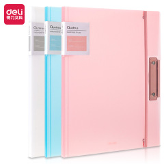 Deli 72551 Exam Folder, Sorting & Organizing Binder, A3 Document Storage Folder, Tablet Clip