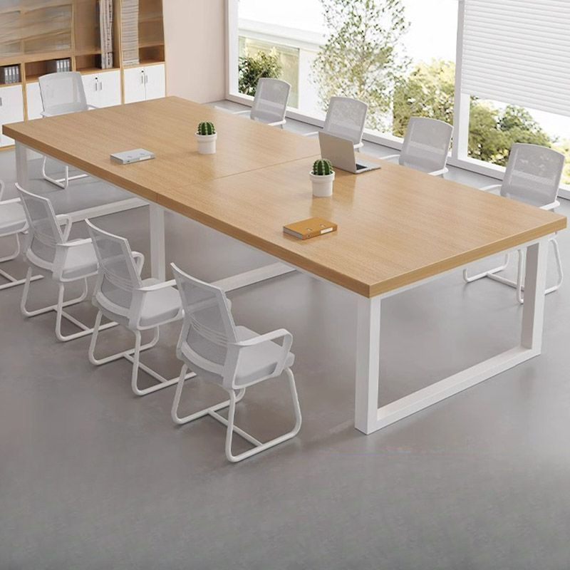 Conference Table Solid Wood Modern Minimalist Training Table Long Table Small Conference Room Work Table Office Desk and Chair Combination Conference Table Solid Wood Modern Minimalist Training Table Long Table Small Conference Room Work Table Office Desk and Chair Combination