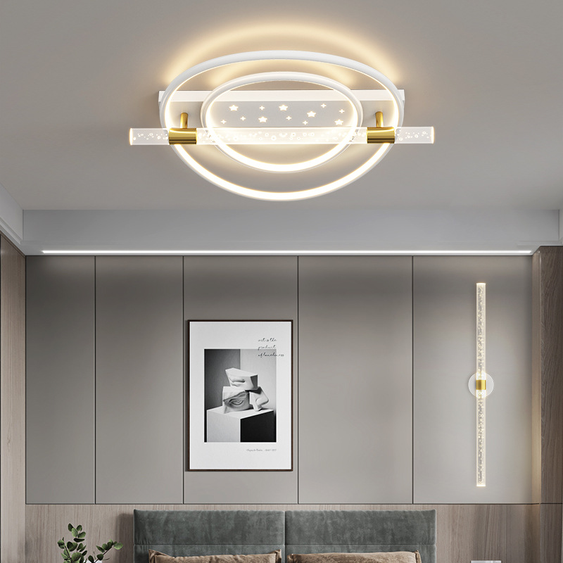 客厅灯现代简约创意轻奢餐厅灯2022年新款大气满天星卧室灯吸顶灯