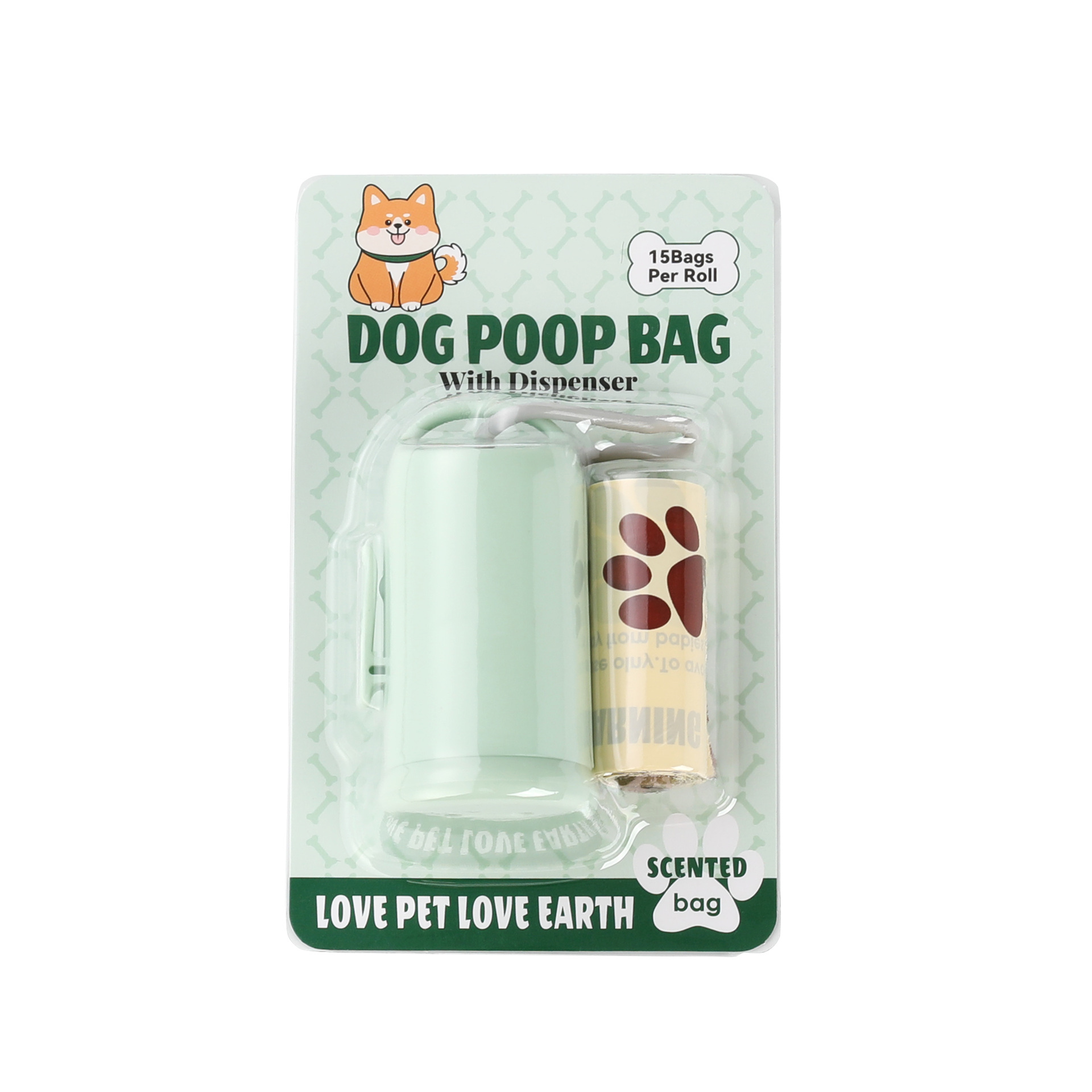 Shangchao colgando mierda recogiendo bolsa gato mierda bolsa de basura bolsa de caca perro recoger bolsa de basura para mascotas distribuidor