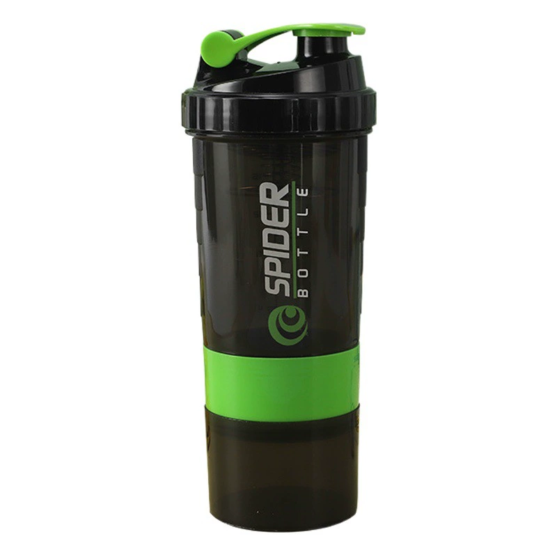 500 мл трехслойная встряхивающая чашка спортивная чашка протеиновый порошок тренажерный зал встряхивание чашка молочный коктейль смешивающая чашка модная чашка