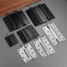 双开弹簧合页 不锈钢双向自由铰链门活页牛仔门栅栏自动关门合页